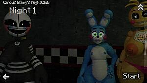 entering circus babys nightclub with thick animatronics five lustful nights ft gumi