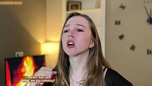 Getting humiliated in POV by a Russian goddess is wild 😈