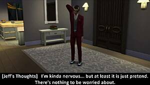 the girl next door vanessa hosts a special guest in sims 4 wedding drama