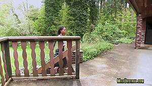 Interracial Strapon Action with Hot Ebony and Redhead Milfs Dominating the Scene
