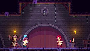 Scarlet Maiden Gets Wild in Misty Sex Events of Hentai Game