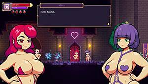 Scarlet Maiden Gets Wild in Misty Sex Events of Hentai Game