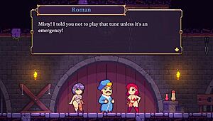 Scarlet Maiden Gets Wild in Misty Sex Events of Hentai Game