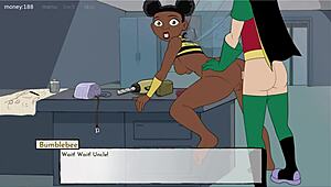 18titans episode 51 features dating game with anime hentai