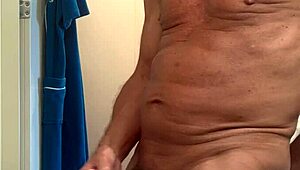 i caught this guy masturbating in a public bathroom, totally wild!