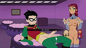 18Титани Епизод 53 - Кукли контролират диво хентай действие