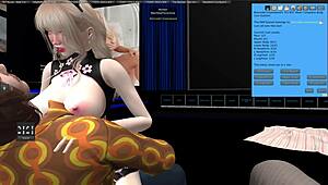 I got x-rated in second life with this amazing girl part 1