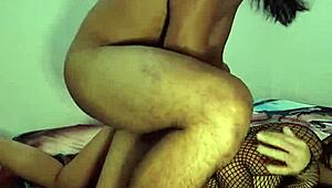 Latina Brunette Feels Rough Passion In Homemade Red Lingerie.