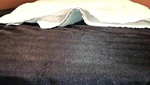 i'm tied down squirting on that monster cock