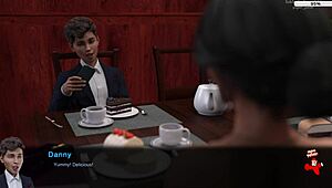 stepmom’s pussy teased under the table in public game ru nd 13