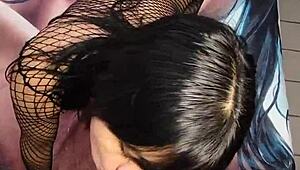 Latina Brunette Feels Rough Passion In Homemade Red Lingerie.