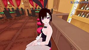 Shizuka Mikazuki and Beatrix Amerhauser Bunny Girl Intense Sex in Zom 100 POV Hentai