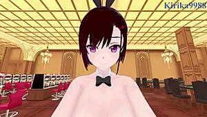 Shizuka Mikazuki and Beatrix Amerhauser Bunny Girl Intense Sex in Zom 100 POV Hentai