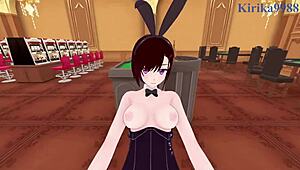 Shizuka Mikazuki and Beatrix Amerhauser Bunny Girl Intense Sex in Zom 100 POV Hentai