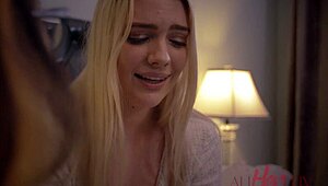 Allherluv com blonde teen teases in raw fingering sneak peek