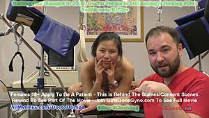 Raya Pham endures a humiliating gyno exam for university entry! Shocking student ordeal by Doctor Tampa.