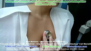 hey, wanna see angel santana’s 2022 gyno exam with nurse aria nicole? doctor tampa’s got the full view!