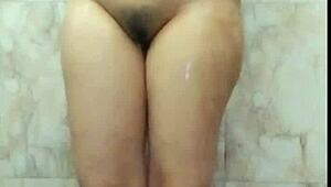 Asian Big Tits Girlfriend Fingering Tight Pussy In Bathroom With Hindi Talk And Milk Boobs