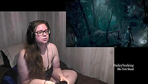 Until dawn play through part 2 with big tits and ass focus.