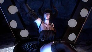 i watch nina williams case files where eliza sucks big tits bouncing