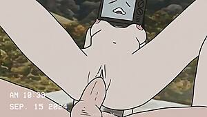 I remember that wild tv woman and cameraman sex animation in the toilet from anime hentai