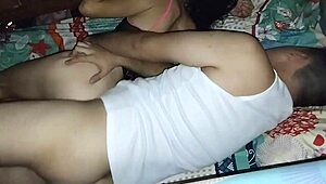 While resting, she grabbed my cock to get pounded