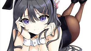 Sakurajima Mai Bunny Girl Senpai Rule 34 Compilation