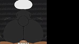 bent over ass getting hardcore banging