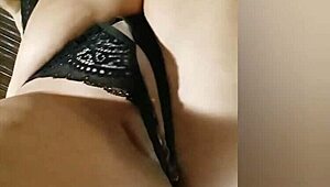 watch mirelladelicia strip and masturbate with dildo? big ass milf in action!