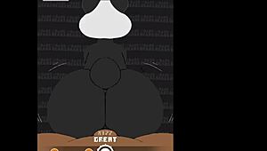 bent over ass getting hardcore banging