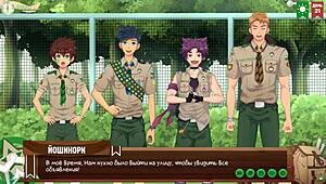 Damn! Game Friends Camp Ep 34 - Scoutmaster’s Permission in Russian Voiceover