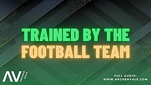 Football Team Muscle Worship Turns Into Wild Gangbang Story