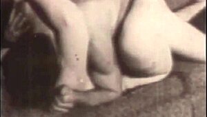 My secret vintage granny fanny gets wild in retro action! 😍