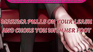 Are you ready for Makima’s slave training with humiliating feet worship? Submit now and follow every command!