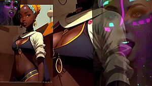 Dizzy Miss Lizzie in an exotic setting.