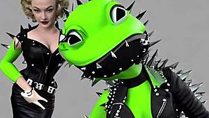 Dizzy Miss Lizzie in an exotic setting.