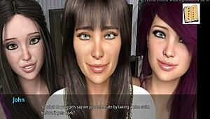 WVM 25: John moves into new house with 4 hot blonde milfs with big tits for sex!