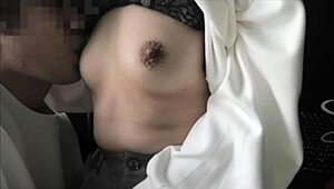 Couple gets horny outdoors but can't afford hotel, finds liberating spot.