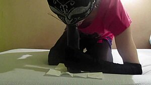 Hey, watching this femboy play with a dildo is insanely hot right now.