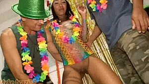 Carnival with Fabinho Costa and Millena Gomes in Brazil