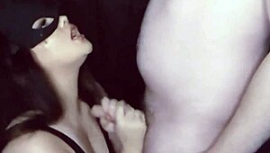 Slutty Masked Bunny Receives Three Cumshots