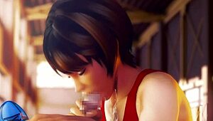 Rena Senpai and my baton by amelialtie in a sporty pov