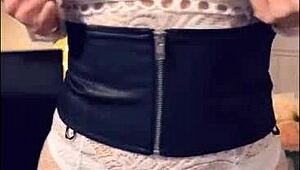 Flashing naughty snaps during a sex challenge with milf