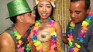 Carnival with Fabinho Costa and Millena Gomes in Brazil