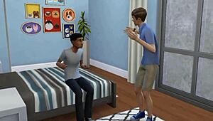 Kenji sa spája s Dariusom a Benom v Sims4