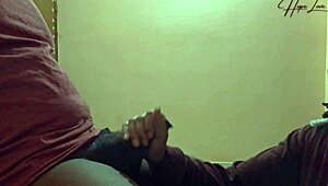 Satisfying chubby malaysian girlfriend at night with natural tits and pussy