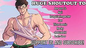 These roommates played yaoi games in the dorm, leading to twink adventures.