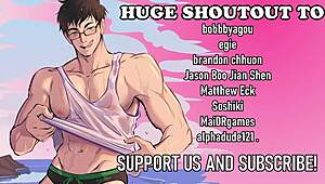 i-i was roommates with my boyfiend in 12 days of yaoi s2 e9, twink gay russian game dorm anime hentai