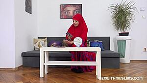 She Wanted Painted Nails But He Boldly Claimed Her Wet Arab Pussy