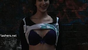 why's zarina, indian teen, flashing and fingering outdoors in skirt?